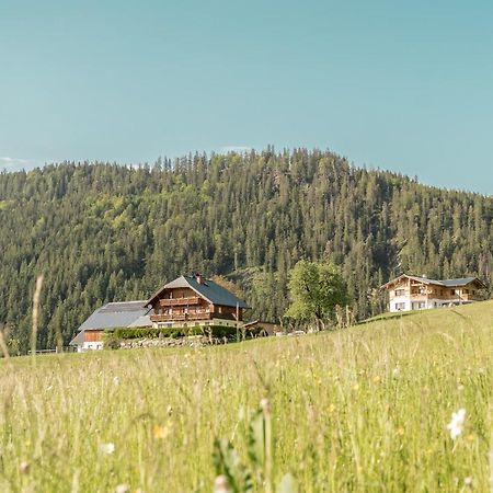 Bio Bauernhof Oberhinterberg Appartement อันนาแบร์ อิม ลัมเมอร์ทาล ภายนอก รูปภาพ
