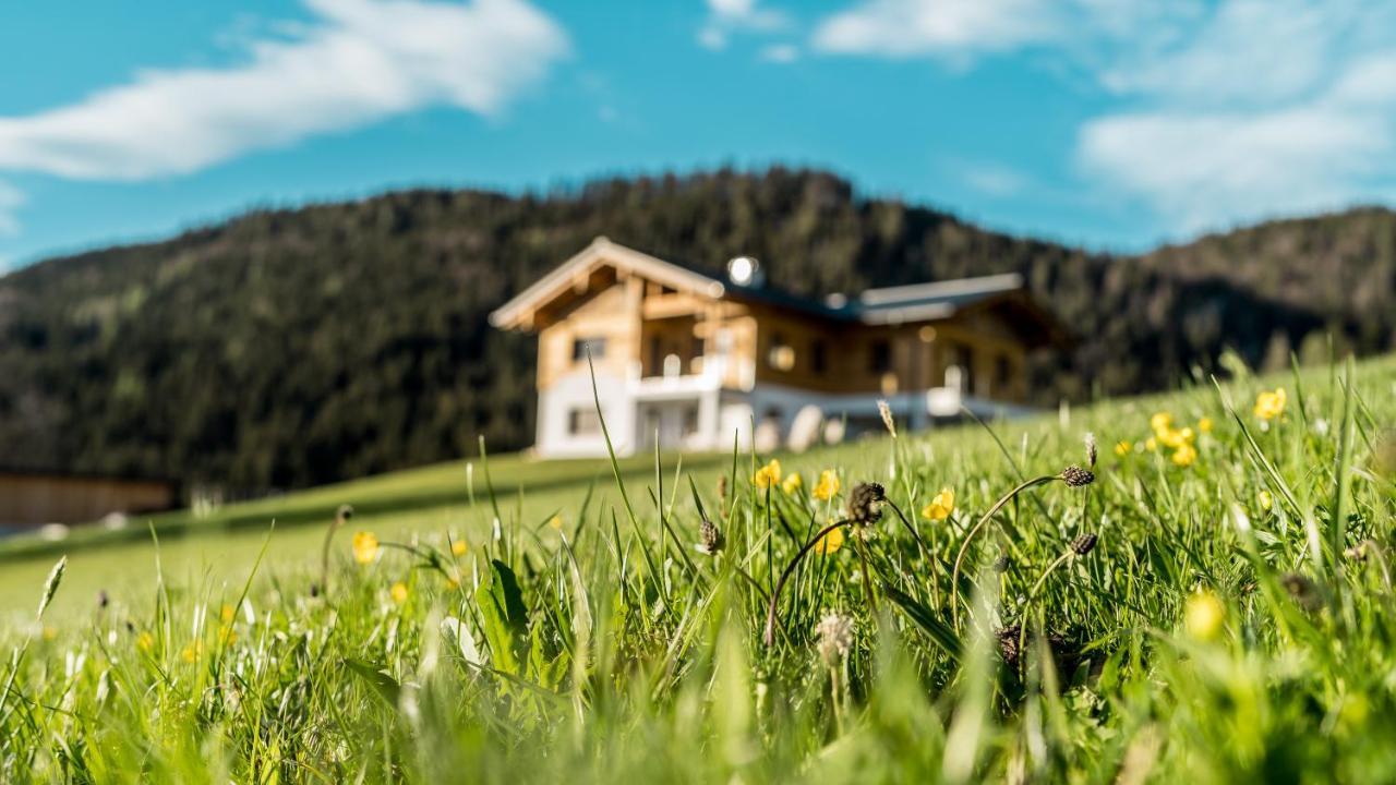 Bio Bauernhof Oberhinterberg Appartement อันนาแบร์ อิม ลัมเมอร์ทาล ภายนอก รูปภาพ