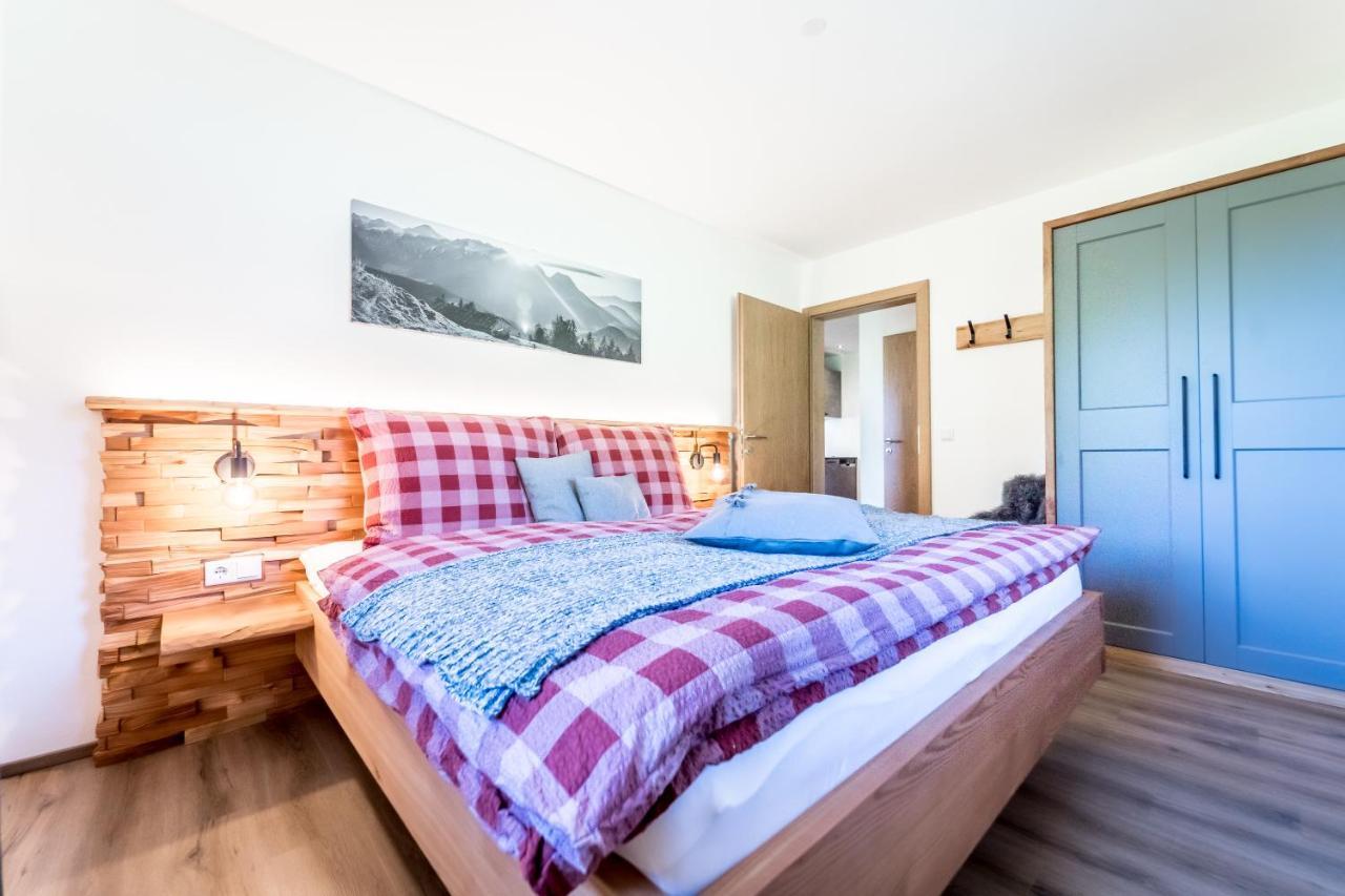 Bio Bauernhof Oberhinterberg Appartement อันนาแบร์ อิม ลัมเมอร์ทาล ภายนอก รูปภาพ