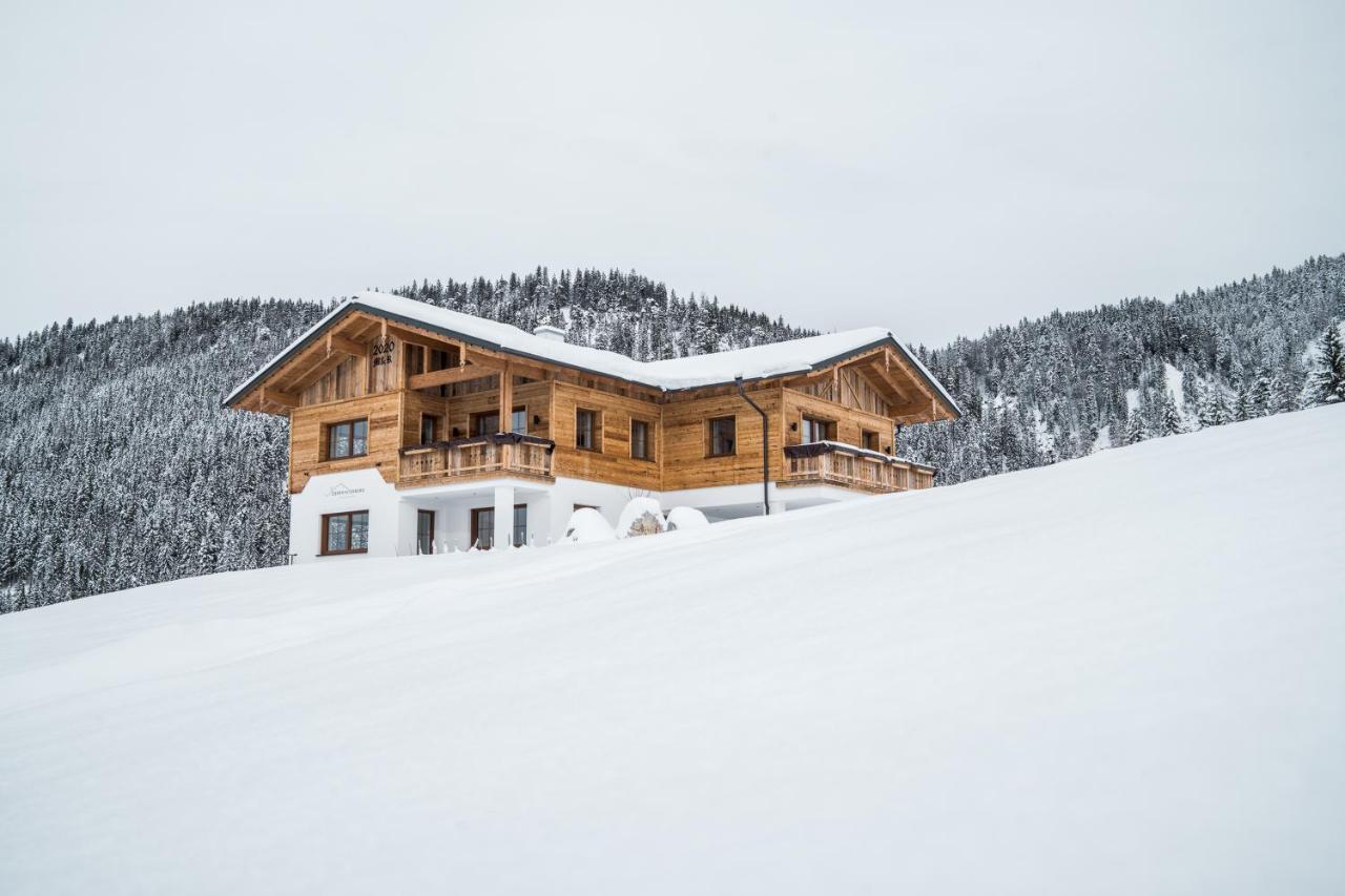 Bio Bauernhof Oberhinterberg Appartement อันนาแบร์ อิม ลัมเมอร์ทาล ภายนอก รูปภาพ